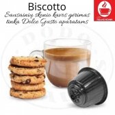 Caffe Bonini – Biscotto – Cepumu garšu kafijas dzēriena kapsulas – sadērigas ar DOLCE GUSTO aparātiem