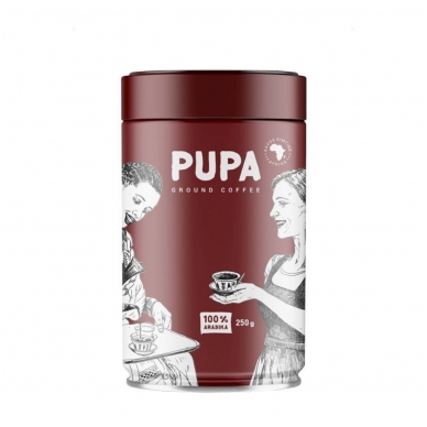 Ground coffee - AFRIKA "PUPA", 250g in can