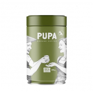 Ground coffee - ASIA "PUPA, 250g in can