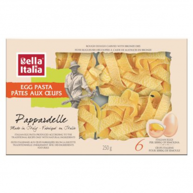 Kiaušinių makaronai BELLA ITALIA, Taglierini, 250 g