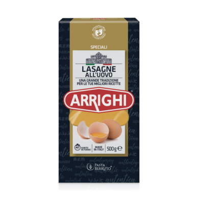 Makaronai ARRIGHI, lazanija su kiaušiniu, 500 g