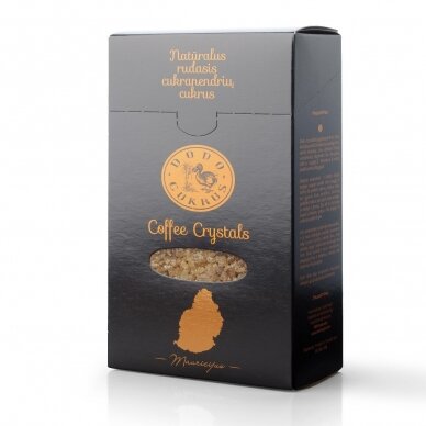 Ruskea sokeri COFFEE CRYSTALS – 500 g ,,DODO SUGAR”