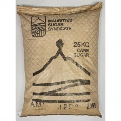 Brūnais cukurs DARK MUSCOVADO - 25 kg no Maurīcijas ,,DODO SUGAR”