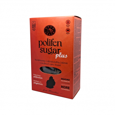 ''Polifen Sugar plus'' Brown sugar cubes with more polyphenols From Mauritius - 300g