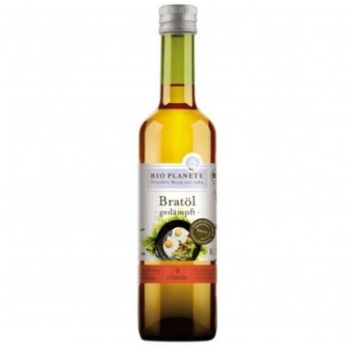 Sunflower oil for cooking and frying, organic, 0.5 L